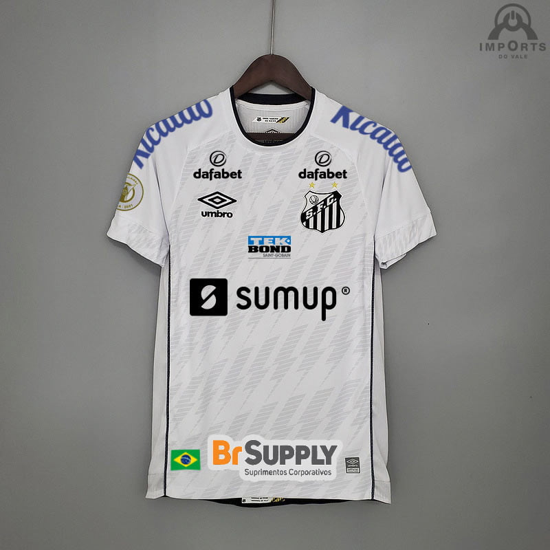 Camisa Santos I 21/22 Versão Torcedor Brasileirão + Personalização Grátis