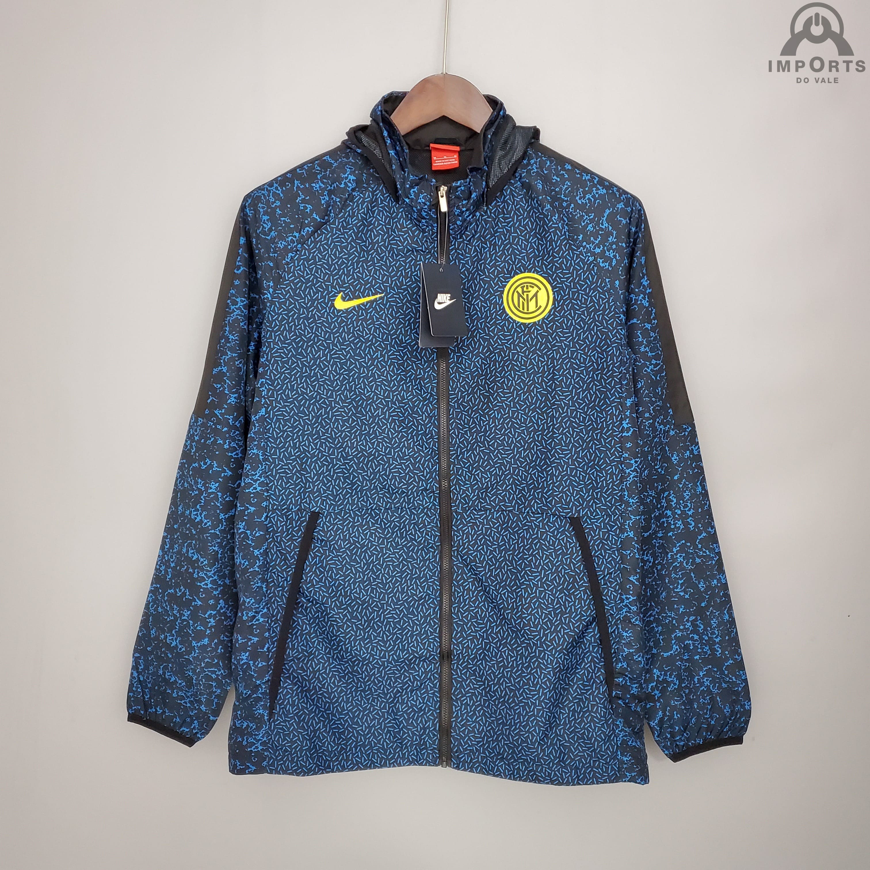 Jaqueta Corta-Vento Inter de Milão 21/22 - Azul camuflado 