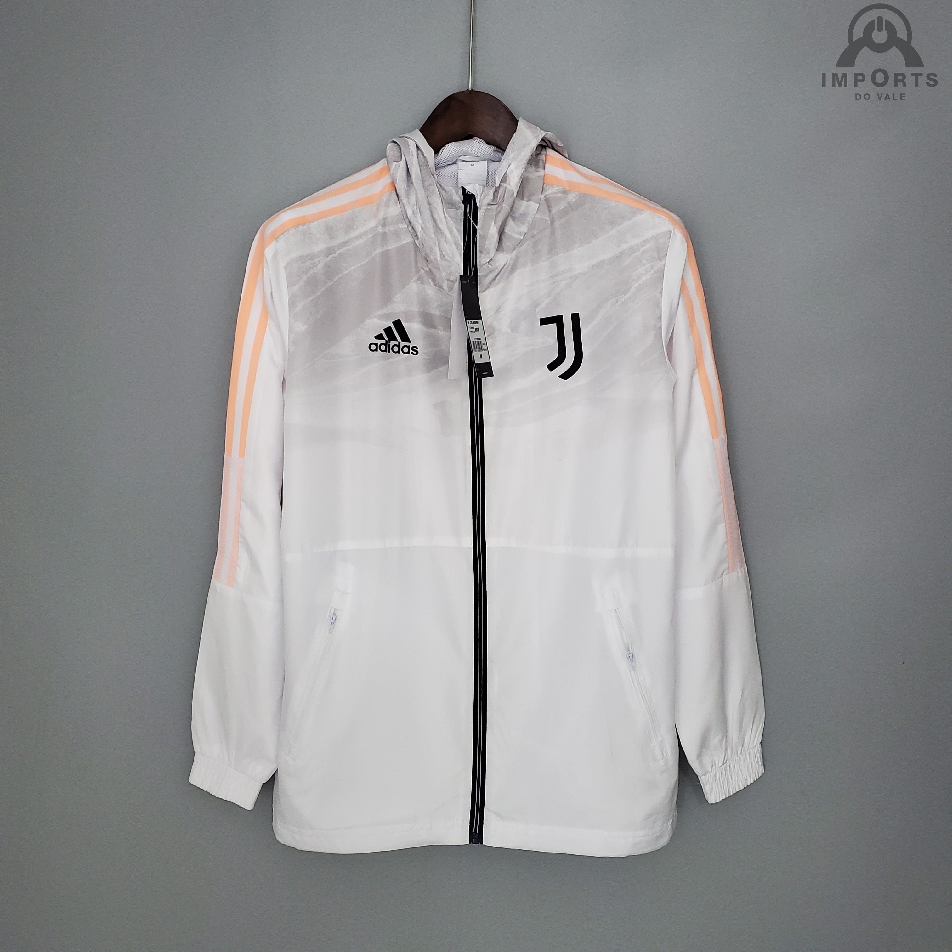 Jaqueta Corta-Vento Juventus 21/22 - Branco 