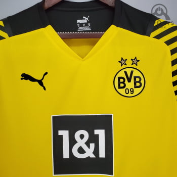Camisa Borussia Dortmund I 21/22 Versão Torcedor 