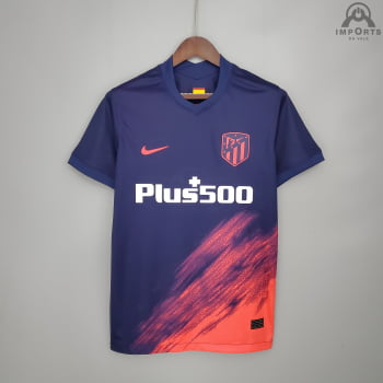 Camisa Atlético de Madrid II 21/22 Versão Torcedor