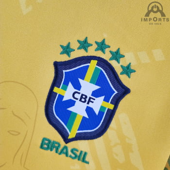 Camisa da Seleção Brasileira 2022 Versão Feminina Cristo Redentor