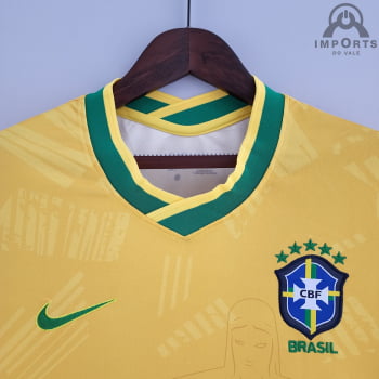 Camisa da Seleção Brasileira 2022 Versão Feminina Cristo Redentor