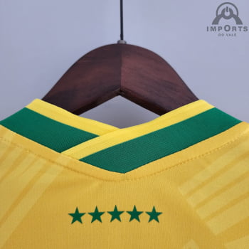 Camisa da Seleção Brasileira 2022 Versão Feminina Cristo Redentor