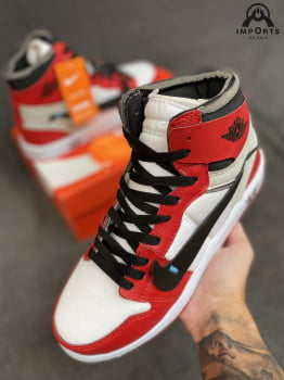 Tênis Air Jordan 1 Mid - Vermelho