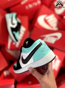 Tênis Air Jordan Low 1 - Azul/preto