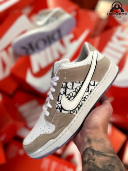 Tênis Air Jordan Low 1 - Dior