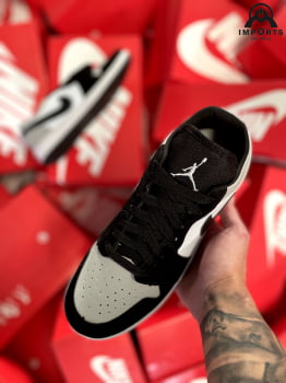Tênis Air Jordan Low 1 - Preto/cinza