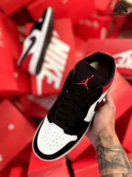 Tênis Air Jordan Low 1 - Vermelho/preto