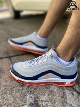 Tênis Air Max 97 - Cinza/laranja