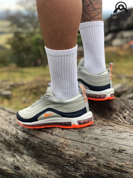 Tênis Air Max 97 - Cinza/laranja