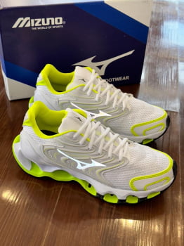 Tênis Mizuno Wave Prophecy X - Branco/verde