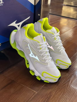 Tênis Mizuno Wave Prophecy X - Branco/verde