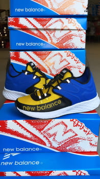 Tênis NB 247 Trail V1 - Azul/amarelo