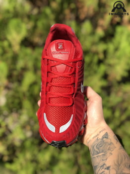 Tênis Shox 12 Molas - Vermelho/refletivo