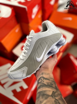Tênis Shox R4 - Branco/cinza