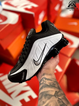 Tênis Shox R4 - Branco/preto Tênis Shox R4 - Branco/preto
