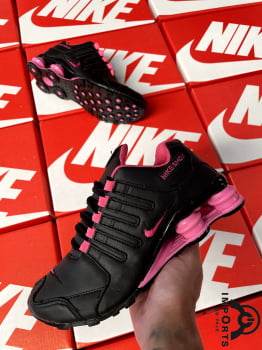 Tênis Shox R4 - Preto/rosa