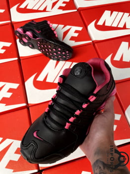 Tênis Shox R4 - Preto/rosa