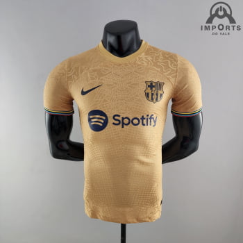 Camisa Barcelona II 22/23 Versão Jogador + Personalização Grátis