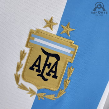 Camisa Da Seleção Argentina l 2022 Versão Feminina + Personalização Grátis Camisa Da Seleção Argentina l 2022 Versão Feminina + Personalização Grátis