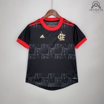 Camisa Flamengo III 21/22 Versão Feminina + Personalização Grátis