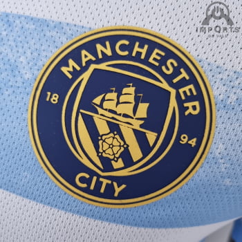 Camisa Manchester City 22/23 Ed. Especial Versão Jogador + Personalização Grátis