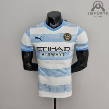 Camisa Manchester City 22/23 Ed. Especial Versão Jogador + Personalização Grátis