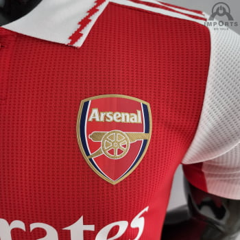 Camisa Arsenal I 22/23 Versão Jogador + Personalização Grátis