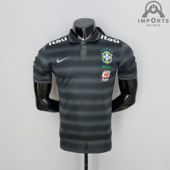 Camisa da Seleção Brasileira 2022 Low Neck  - Cinza
