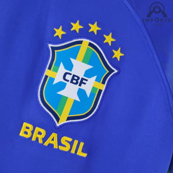 Camisa da Seleção Brasileira II Copa 2022 Versão Torcedor + Personalização Grátis Camisa da Seleção Brasileira II Copa 2022 Versão Torcedor + Personalização Grátis