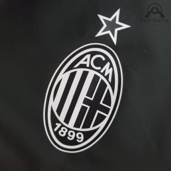 Jaqueta Corta-Vento Milan 21/22 - Vermelho/Preto 
