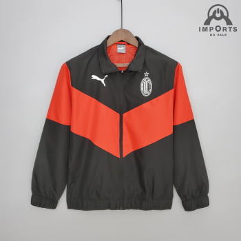 Jaqueta Corta-Vento Milan 21/22 - Vermelho/Preto 