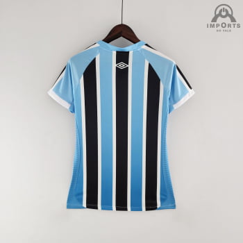 Camisa Grêmio I 22/23 Versão Feminina + Personalização Grátis