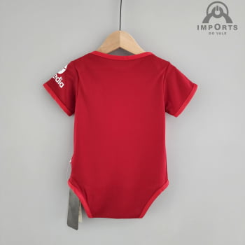 Body Infantil Liverpool l 22/23 + Personalização Grátis 