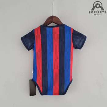 Body Infantil Barcelona I 22/23 + Personalização Grátis
