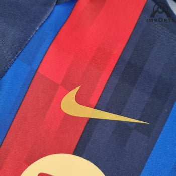 Body Infantil Barcelona I 22/23 + Personalização Grátis
