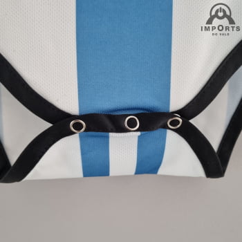 Body Infantil da Seleção Argentina I 2022 + Personalização Grátis 