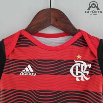 Body Infantil Flamengo I 22/23 + Personalização Grátis