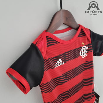 Body Infantil Flamengo I 22/23 + Personalização Grátis