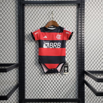 Body Infantil Flamengo I 23/24 + Personalização Grátis 