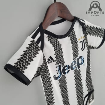 Body Infantil Juventus I 22/23 + Personalização Grátis
