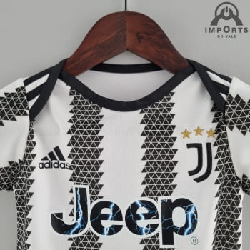 Body Infantil Juventus I 22/23 + Personalização Grátis
