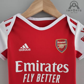 Body Infantil Arsenal l 22/23 + Personalização Grátis 