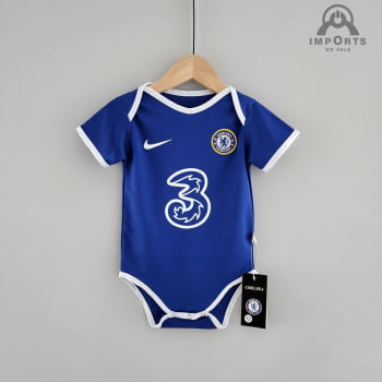 Body Infantil Chelsea l 22/23 + Personalização Grátis 
