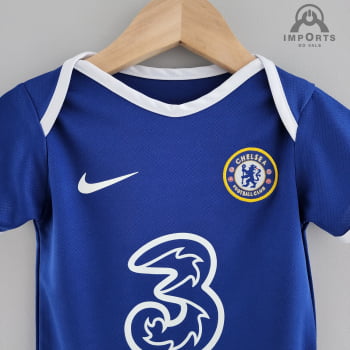 Body Infantil Chelsea l 22/23 + Personalização Grátis 