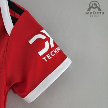Body Infantil Manchester United l 22/23 + Personalização Grátis 