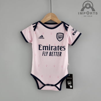 Body Infantil Arsenal ll 22/23 + Personalização Grátis 