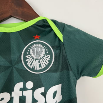 Body Infantil Palmeiras I 23/24 + Personalização Grátis 