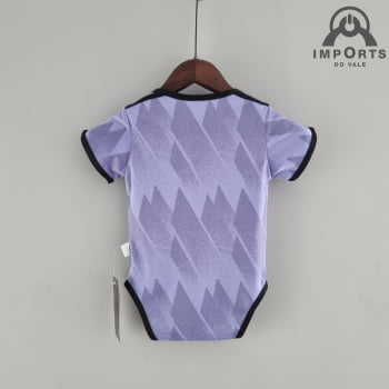 Body Infantil Real Madrid II 22/23 + Personalização Grátis 
